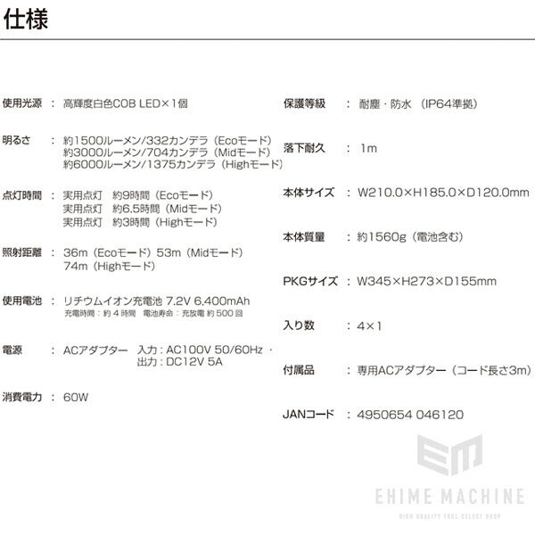 ジェントスのLEDワークライトの画像13