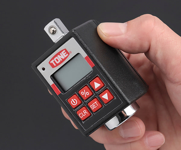 TONE トルクレンチ(デジタル式) ハンディデジトルク ルク調整範囲10~135N・m 差込角9.5mm (H3DT135)(4953488294200) トネ