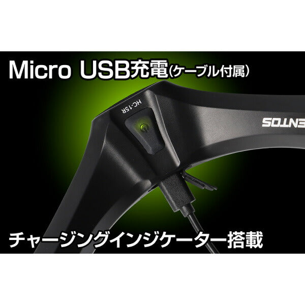 GENTOS LED充電式 キャップライト HC-15R ジェントス LED ライト 明るい アウトドア 防災 おしゃれ 作業灯