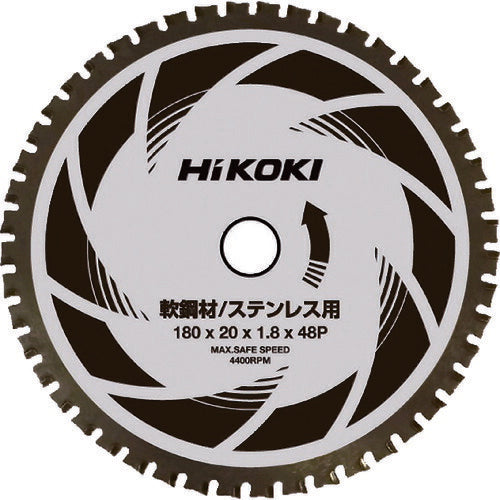 HiKOKI CD7SA用チップソーカッター 180mm 軟鋼材・ステンレス用 0040-2523 ハイコーキ