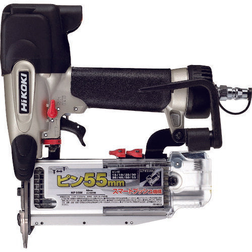 【動作確認済☆ケース付】日立工機　HITACHI　常圧ピン釘打機　NP55M HiKOKI ピン釘打機 NP55M ハイコーキ