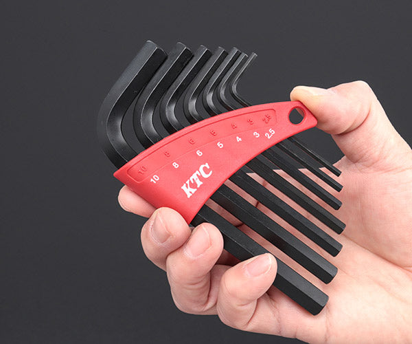KTC 六角棒レンチセット 7点 2.5~10mm (HL107)(4989433800608) 京都機械工具
