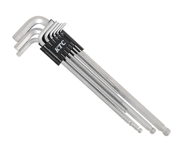 KTC HL259SP ボールポイントL形ロング六角レンチセット (9本組) 京都機械工具