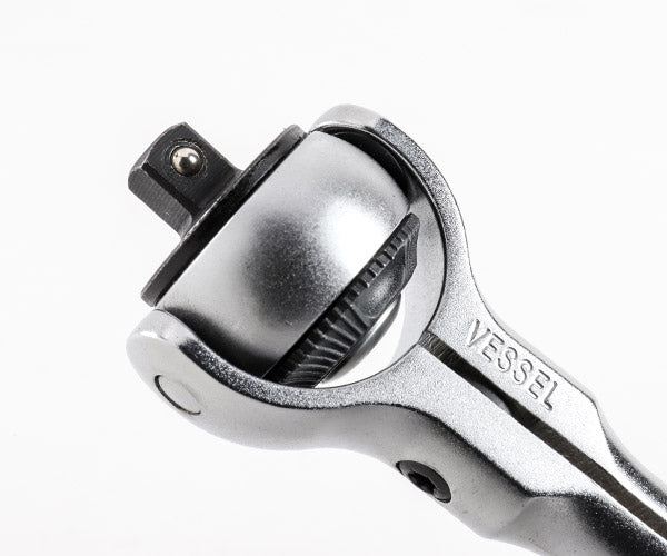 ベッセル VESSEL HRH2-SW 6.35sq.ウッディスイベルラチェットハンドル ベッセル