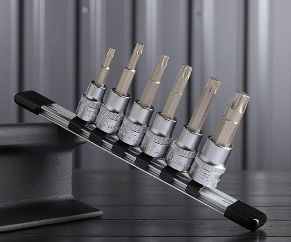 TONE トルクスソケットセット(強力タイプホルダー付) 6pcs (HTX306)(4953488193503) トネ