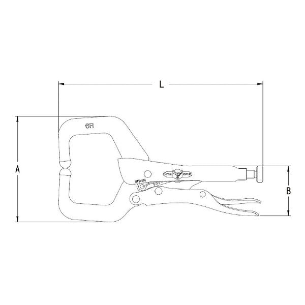 アーウィンのロッキングCクランプの画像2