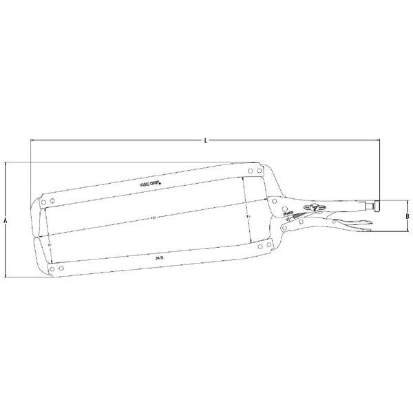 アーウィンのロッキングCクランプの画像2
