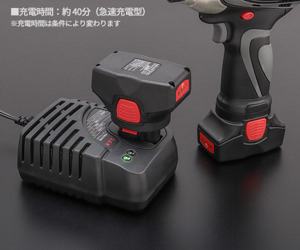 KTC 6.35sq. コードレスインパクトレンチセット JTAE115A 工具 京都機械工具 1/4 6.35mm