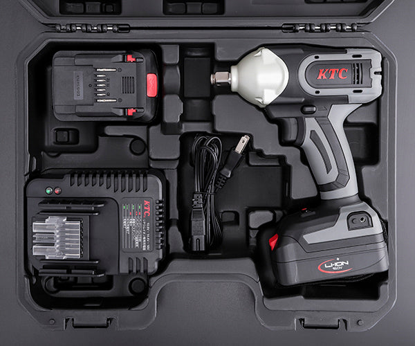 KTC 12.7sq.コードレストルクリミットインパクトレンチセット JTAE411A 工具 京都機械工具