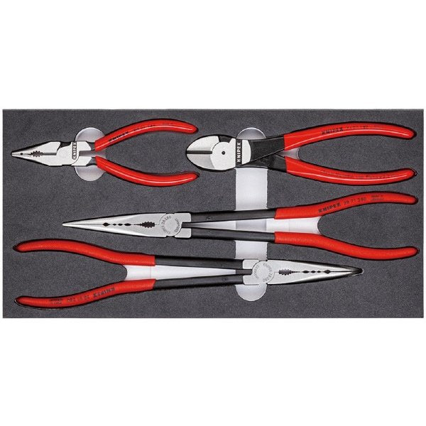 KNIPEX 002001V16 プライヤーセット ウレタントレイ入り クニペックス 工具