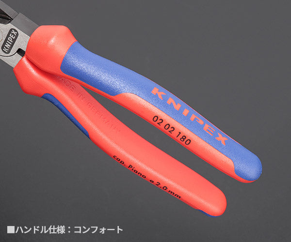 日本正規品 クニペックス 強力型ペンチ (SB) (0202-180SB)(4003773010517) KNIPEX