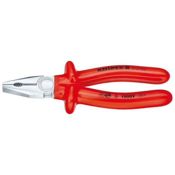 【新品】KNIPEX（クニペックス）0307-200 絶縁ペンチ 1000V 日本正規品 クニペックス 絶縁ペンチ 1000V (0307-200