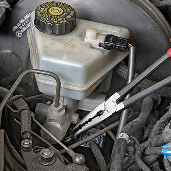 日本正規品 クニペックス ロングリーチベントニードルノーズプライヤー (2881-280)(4003773079422) 業務向け KNIPEX