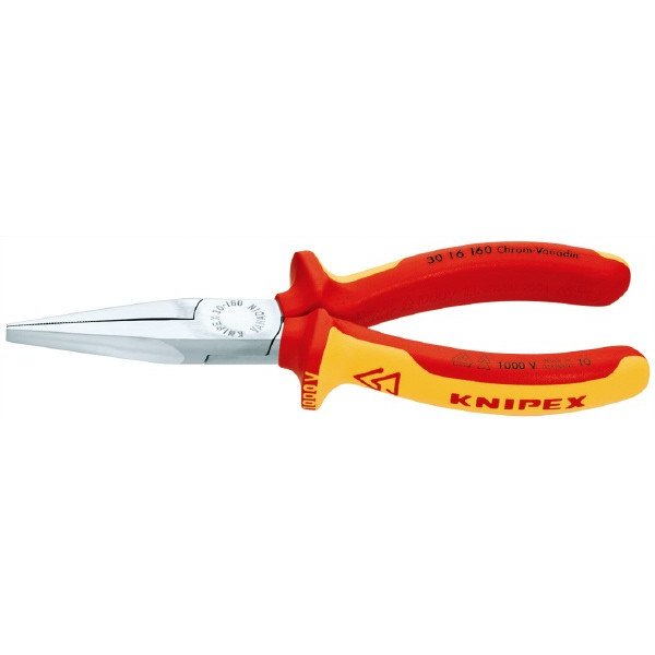 Amazon.co.jp: クニペックス KNIPEX 3016-160 絶縁ロングノーズ