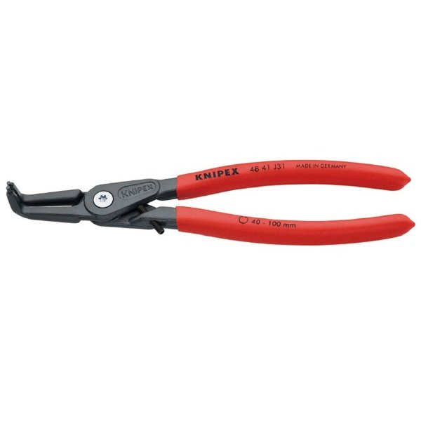 KNIPEX 4841-J31 穴用精密スナップリングプライヤー 曲(ストッハ