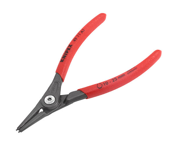 日本正規品 クニペックス 軸用精密スナップリングプライヤー 直(SB) (4911-A1SB)(4003773050254) KNIPEX