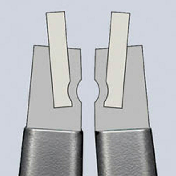 日本正規品 クニペックス 軸用精密スナップリングプライヤー 曲(SB (4921-A21SB)(4003773050308) KNIPEX