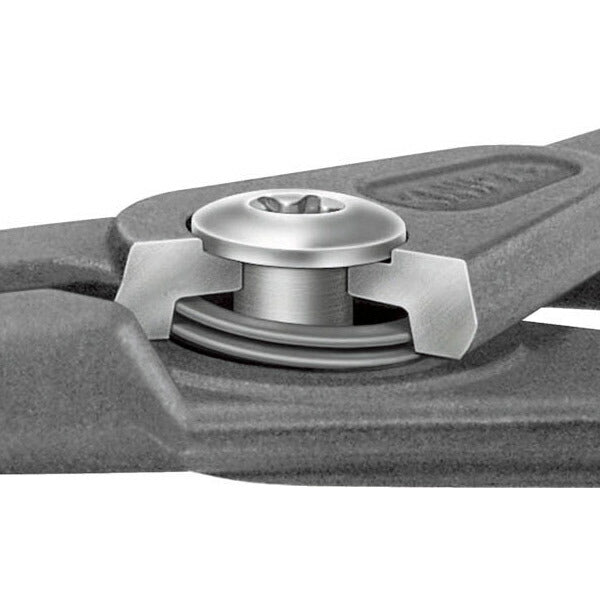 日本正規品 クニペックス 軸用精密スナップリングプライヤー 曲(SB (4921-A21SB)(4003773050308) KNIPEX