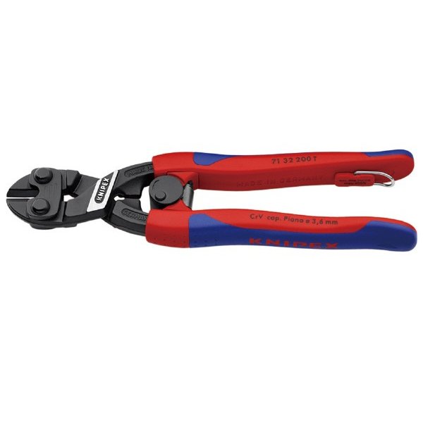 KNIPEX 7132-200TBK 小型クリッパー バネ付 落下防止 (B クニペックス 工具