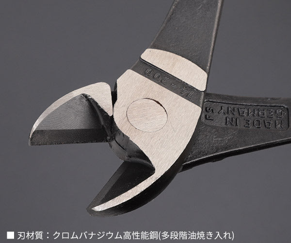 日本正規品 クニペックス 強力型斜ニッパー(ベントタイプ) (SB) (7421-200SB)(4003773037491) KNIPEX