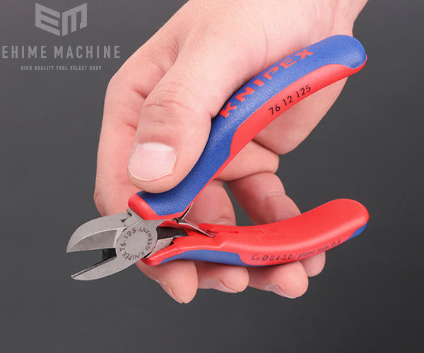 日本正規品 クニペックス エレクトロニクスニッパー (7612-125)(4003773048015) 業務向け KNIPEX