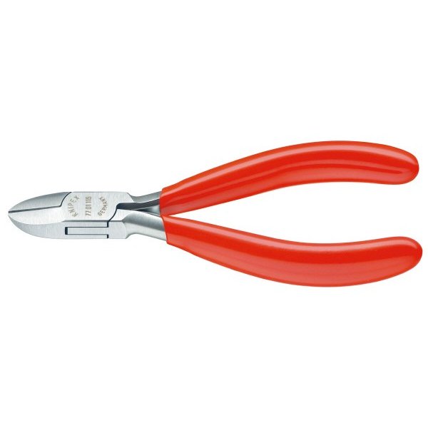 クニペックス KNIPEX 7701-115 エレクトロニクスニッパー (SB)-