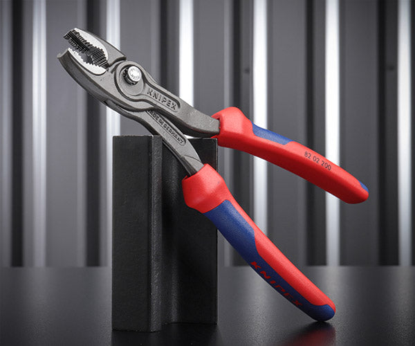 日本正規品 クニペックス スリップジョイントプライヤー ツイングリップ (8202-200SB)(4003773087588) KNIPEX