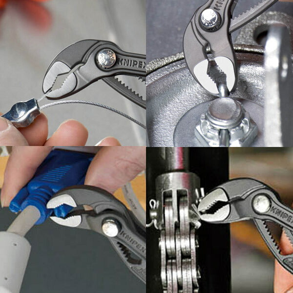 日本正規品 クニペックス コブラ ウォーターポンププライヤー (8701-180SB)(4003773012016) KNIPEX