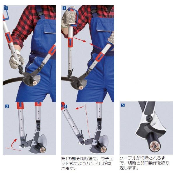 クニペックスのケーブルカッターの画像2