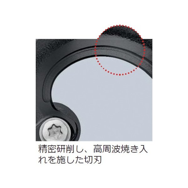 クニペックスのラチェットケーブルカッターの画像2