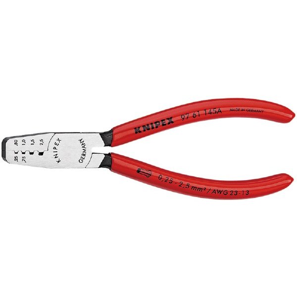 競売 KNIPEX クニペックス 9749-59 圧着ダイス 9754-25用 9749-25 1個 836-8956 直送品 KNIPEX(クニペックス)9754-25 平行圧着ペンチ