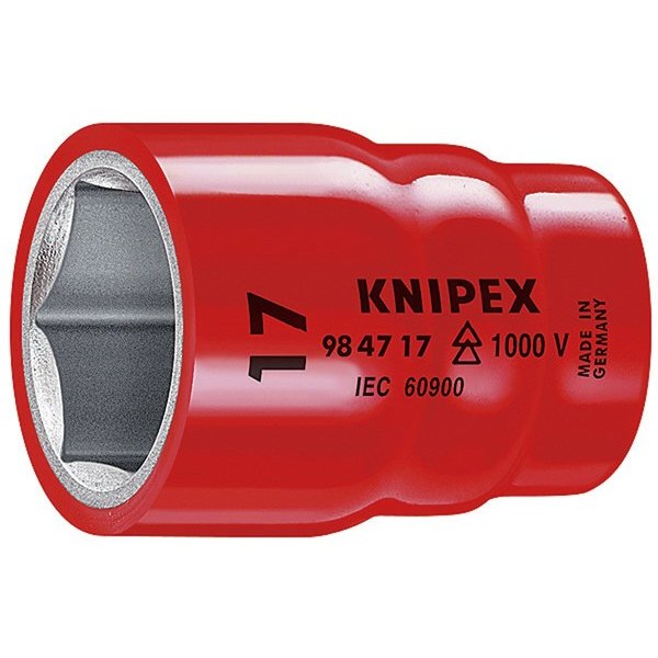 ポイント20倍】KNIPEX（クニペックス）9847-18 （1／2SQ）絶縁ソケット