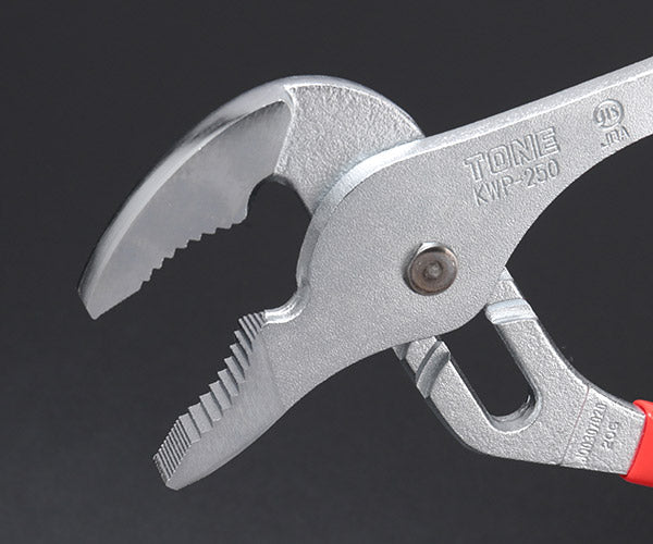 TONE ウォーターポンププライヤ(強力タイプ) 255mm (KWP-250)(4953488011272) トネ