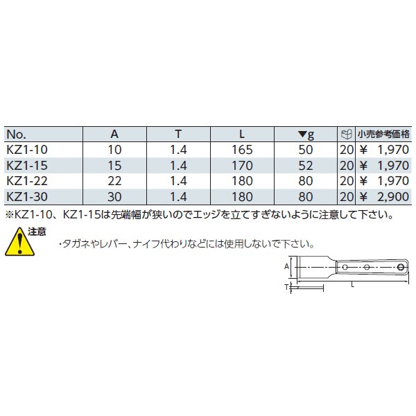 京都機械工具のスクレーパーの画像2