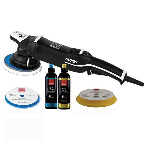 RUPES ダブルアクションポリッシャー スターターセット LHR21-MK3-SET ルぺス 自動車 研磨 電動工具 バフ コンパウンド セット