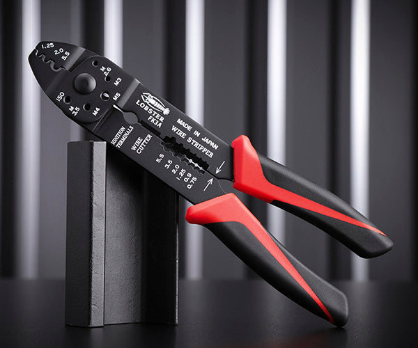 ロブテックス FK3A 電装圧着工具FKシリーズ 工具 電工ペンチ エビ ロブスター LOBSTER LOBTEX