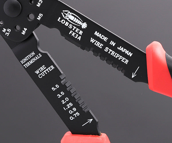 ロブテックス FK3A 電装圧着工具FKシリーズ 工具 電工ペンチ エビ ロブスター LOBSTER LOBTEX