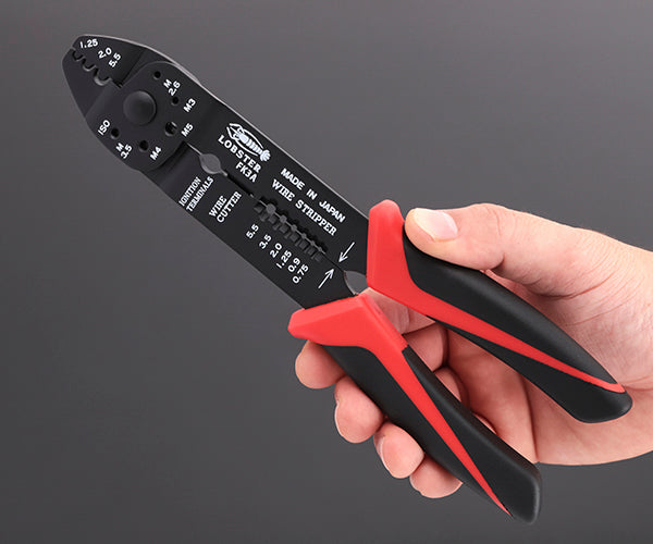 ロブテックス FK3A 電装圧着工具FKシリーズ 工具 電工ペンチ エビ ロブスター LOBSTER LOBTEX