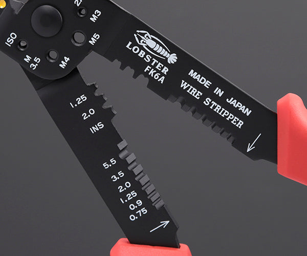 ロブテックス FK6A 電装圧着工具FKシリーズ 工具 電工ペンチ エビ ロブスター LOBSTER LOBTEX