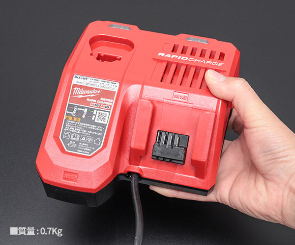 日本正規品 ミルウォーキー M12ーM18 充電器 (M12-18FC JP)(4573592060050) milwaukee