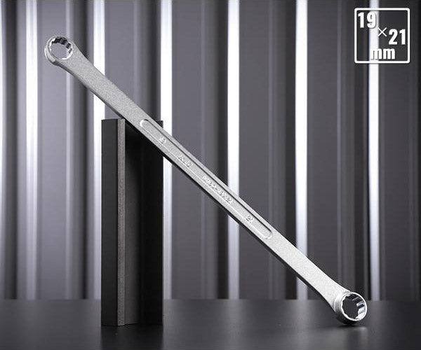 【ワケあり特価品】(状態A) KTC M160-19x21-001-31019 超ロングストレートめがねレンチ サイズ19x21mm 全長410mm 京都機械工具