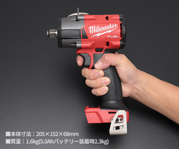 日本正規品 ミルウォーキー M18 FUEL 1/2インチ 745Nm インパクトレンチ(本体のみ) (M18 FMTIW2F12-0X0 JP)(4573592030039) milwaukee