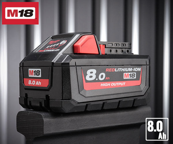 日本正規品 ミルウォーキー M18 8.0AH パワーブーストバッテリー (M18 HB8 JP)(4573592060128) milwaukee