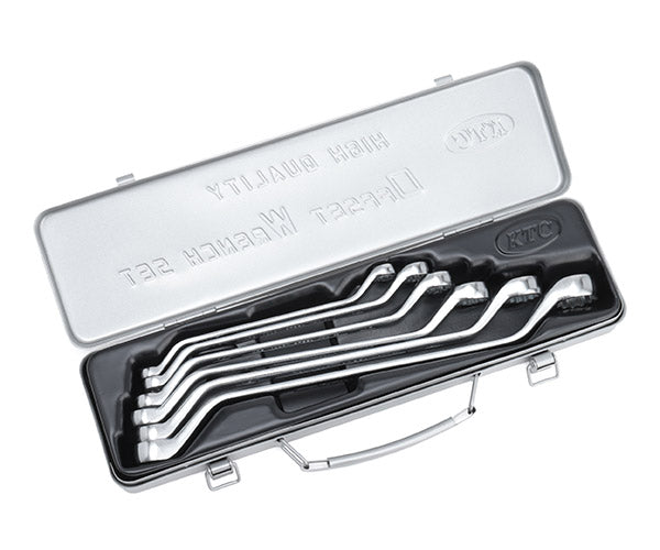 KTC 45° ロングメガネレンチセット 6点 10~26mm (M256)(4989433300917) 京都機械工具