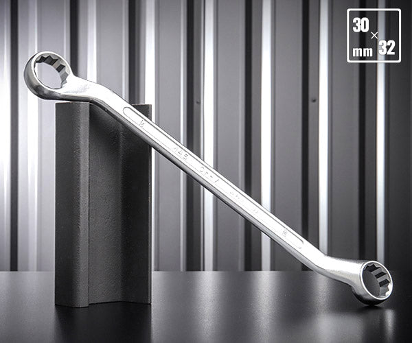 TONE ロングめがねレンチ(45°) 30X32mm (M45-3032)(4953488044294) トネ
