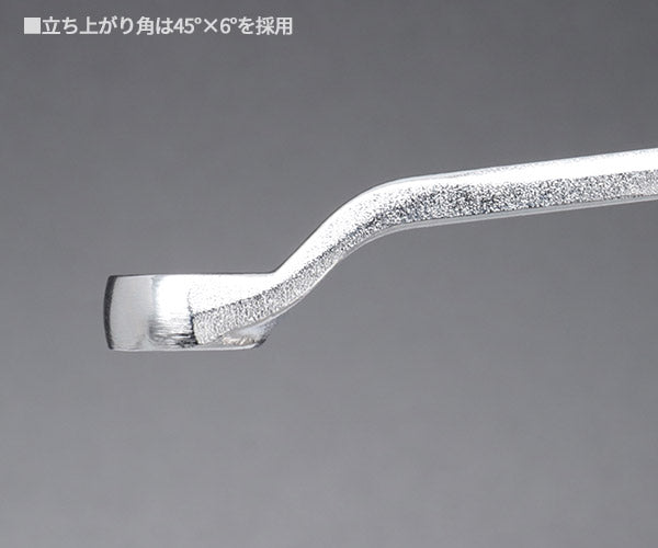 KTC めがねレンチ サイズ8x9mm 45°x6° 十二角 (M5-0809)(4989433312781) 京都機械工具