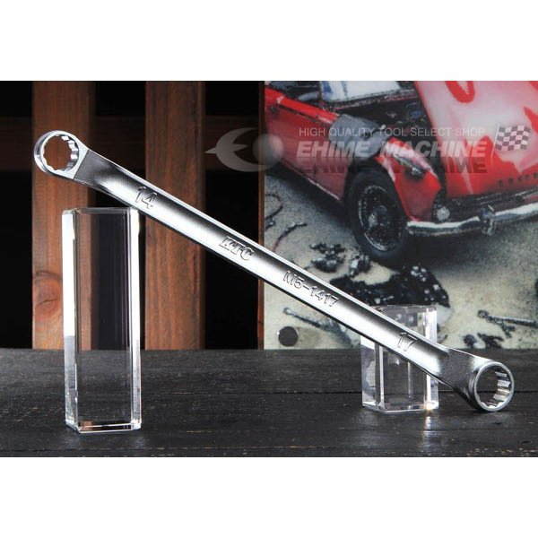 京都機械工具のロングめがねレンチの画像1