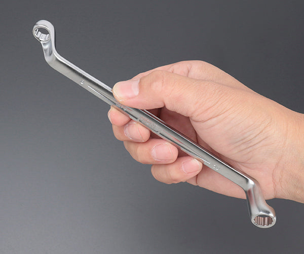 TONE 両口めがねレンチ(75°) 対辺寸法8×10mm (M75-0810)(4953488421873) トネ