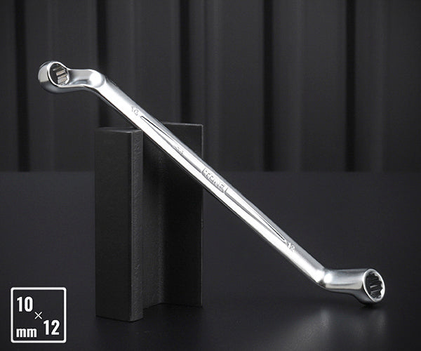 TONE 両口めがねレンチ(75°) 対辺寸法10×12mm (M75-1012)(4953488421880) トネ