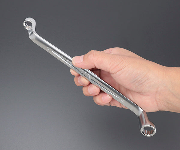 TONE 両口めがねレンチ(75°) 対辺寸法10×12mm (M75-1012)(4953488421880) トネ